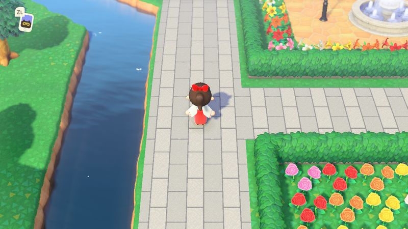 【あつ森】和風マイデザイン『神社の境内の道』/作品ID【Animal Crossing Designs】