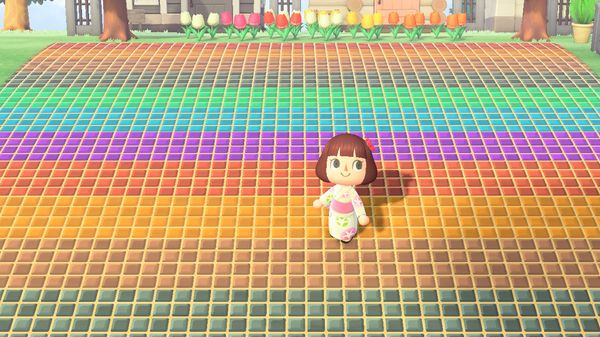 あつ森 マイデザイン シンプルタイル ７種類 作品id Animal Crossing Designs Simple Tile Game魂 Com