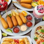 綿菓子バーガー、寿司コーンドッグも!はらぺこツインズが制覇した激ヤバ20品グルメツアー