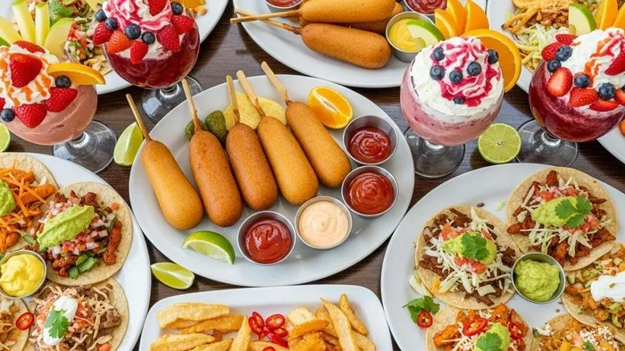 綿菓子バーガー、寿司コーンドッグも！はらぺこツインズが制覇した激ヤバ20品グルメツアー