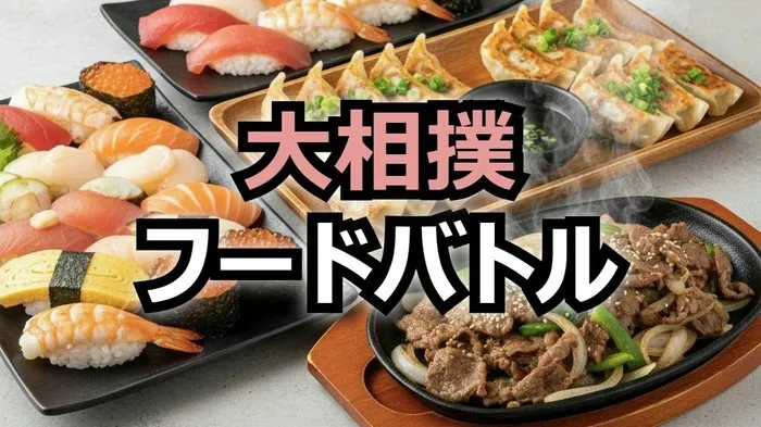 安青錦、玉鷲も参戦！大相撲フードバトル「牛角」決勝戦の衝撃決着と全対決結果