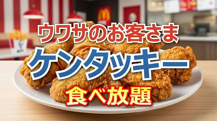 ケンタッキーフライドチキン（KFC）食べ放題の値段と制限時間！おかずクラブゆいP・オカリナ参戦でチキン何個食べた？