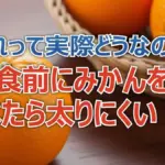 食前みかんで「痩せやすい体質」に?【どうなの会】14,000kcal摂取でも体重減少した「ペクチン」の秘密