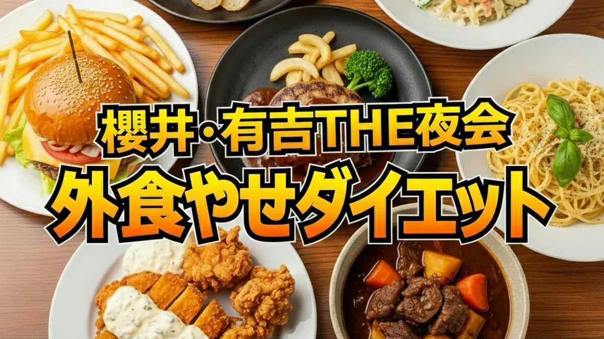 モスやガストが痩せ飯に！夜会で話題「外食やせダイエット」丸山桂里奈のガチ検証結果まとめ