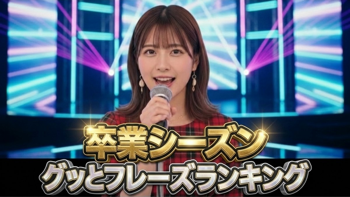 【最新結果】グッとフレーズ卒業ソングランキング30！