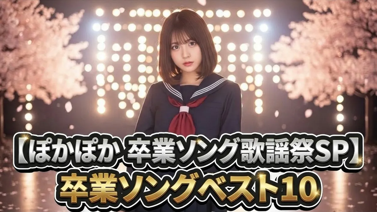 【ぽかぽか速報】3月18日「卒業ソング歌謡祭」スピッツ、SPEED、尾崎…不動の1位が決定