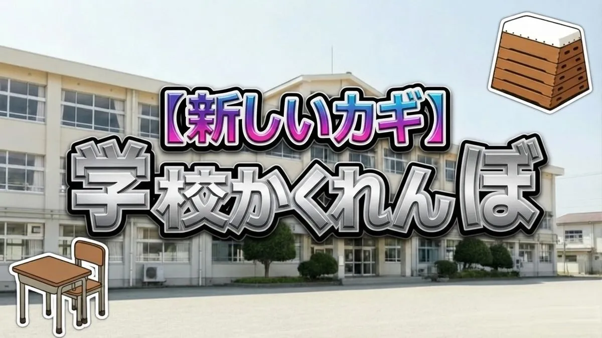 【新しいカギ】「学校かくれんぼ」