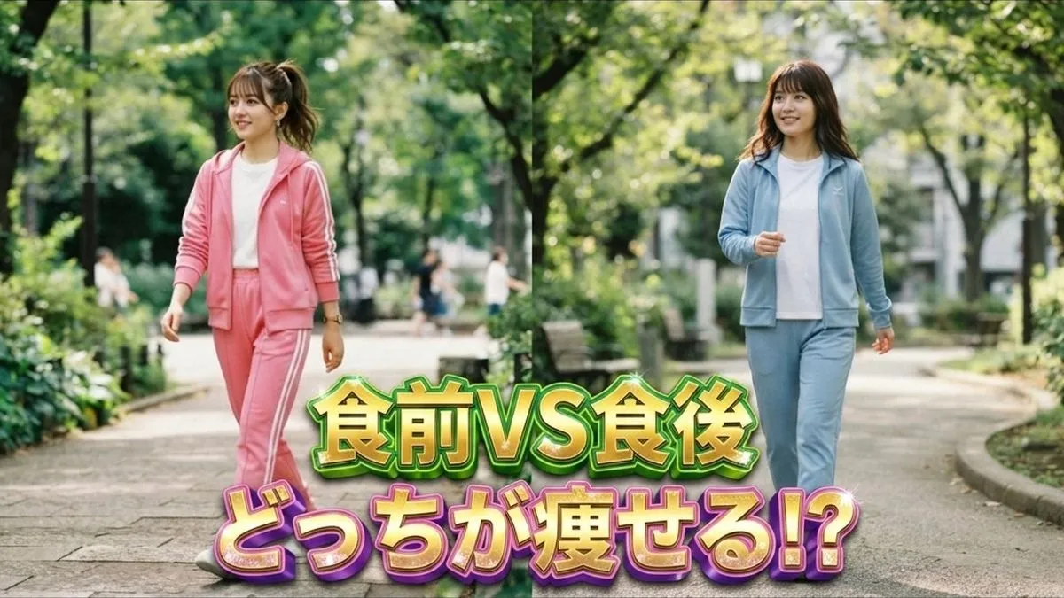 食前VS食後の運動どっちが痩せる?それって実際どうなの会ダイエット検証結果まとめ