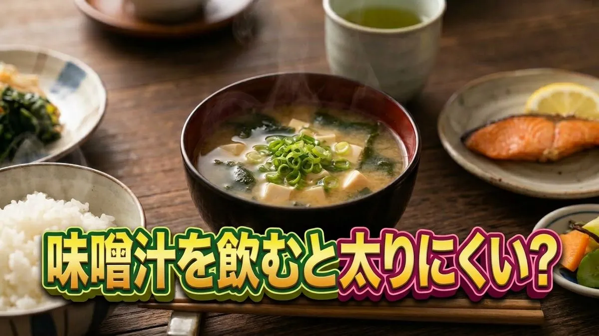 【それって実際どうなの会】味噌汁で太りにくくなる？ザ・たっちの双子検証結果まとめ【10/7】